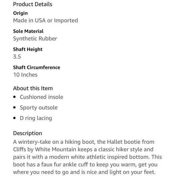 Cliffs Hallet Booties  - Picture 9 of 9